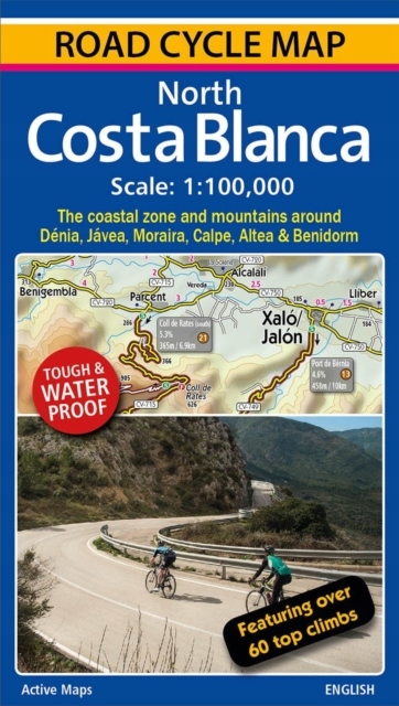 North Costa Blanca : Road Cycle Map Sheet map, folded Richard Ross