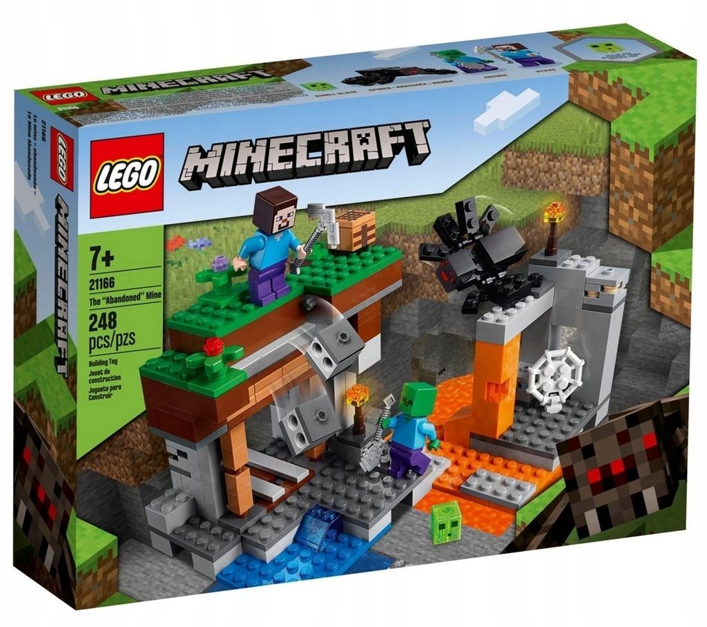 LEGO MINECRAFT 21166 OPUSZCZONA KOPALNIA -