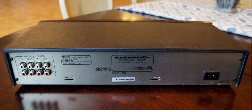 Купить MARANTZ EQ-551 Equalizer 2x10 - графический эквалайзер: отзывы, фото, характеристики в интерне-магазине Aredi.ru