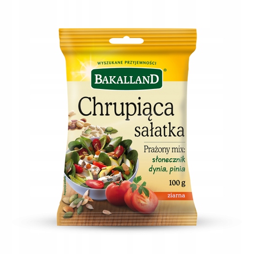 BAKALLAND CHRUPIĄCA SAŁATKA - PRAŻONY MIX 100G