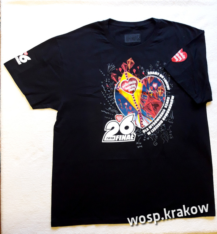 T-shirt czarny 26 FINAŁ