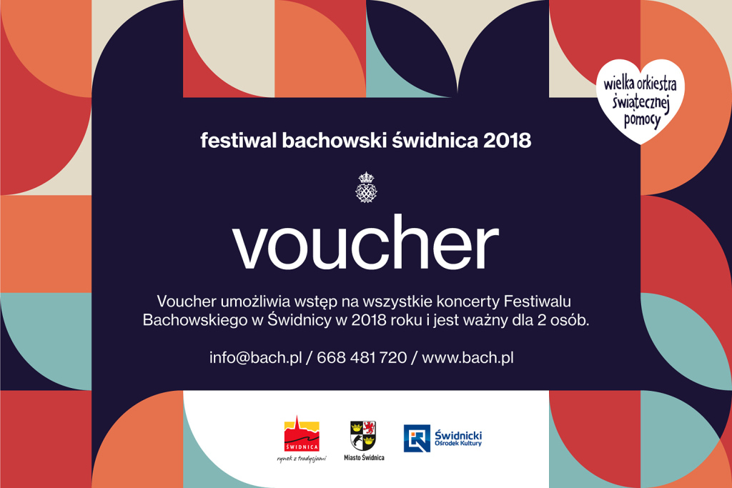 Voucher dla 2 osób na Festiwal Bachowski 2018