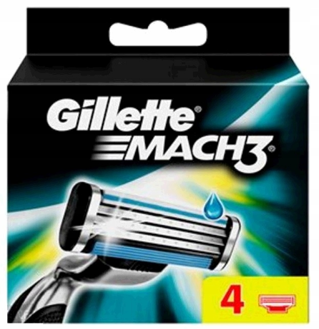 Купить ЛЕЗВИЯ GILLETTE MACH 3 4шт. ВСТАВКИ ДЛЯ ЛЕЗВИЙ ОРИГИНАЛ: отзывы, фото, характеристики в интерне-магазине Aredi.ru