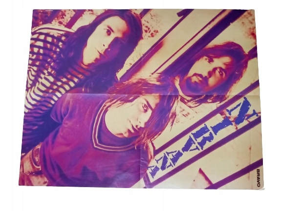 Stary plakat dwustronny Nirvana / Bon Jovi
