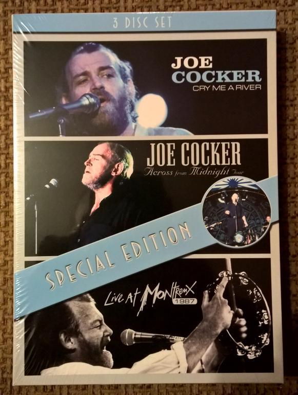 Joe Cocker Cry / Midnight / Montreux LIVE 3 DVD