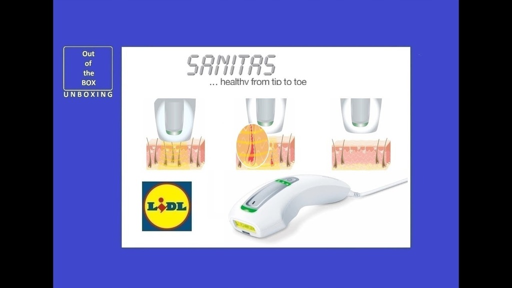 DEPILATOR FOTODEPILATOR IPL SANITAS IPL200 / LIDL 8076996175