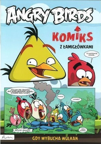 Angry Birds. Komiks z łamigłówkami. Wulkan - NOWY