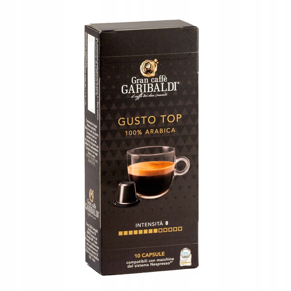 Nespresso Kapsułki Kawa 100% Arabica Gusto Top