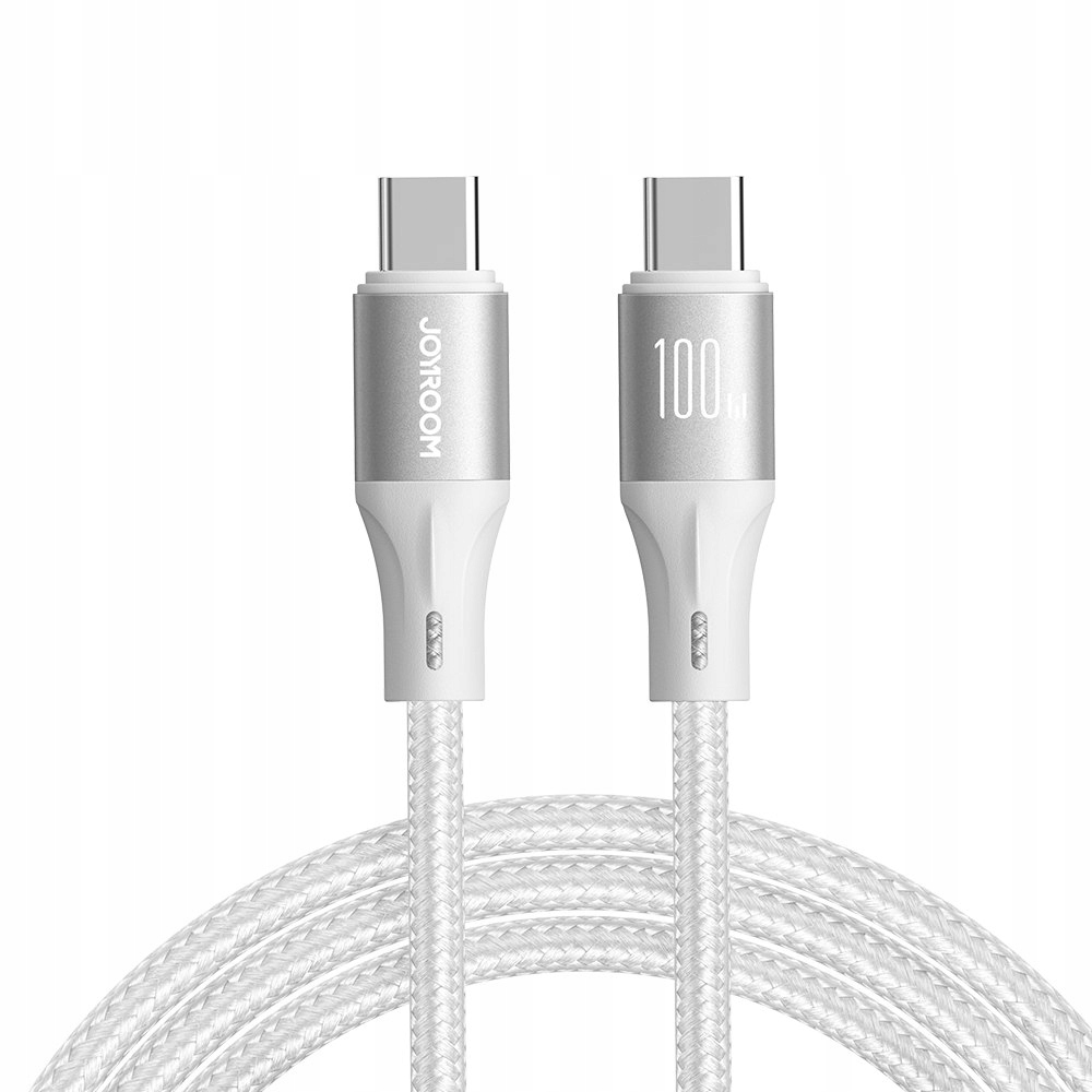 Kabel przewód USB-C 100W Light-Speed Series 1.2m biały