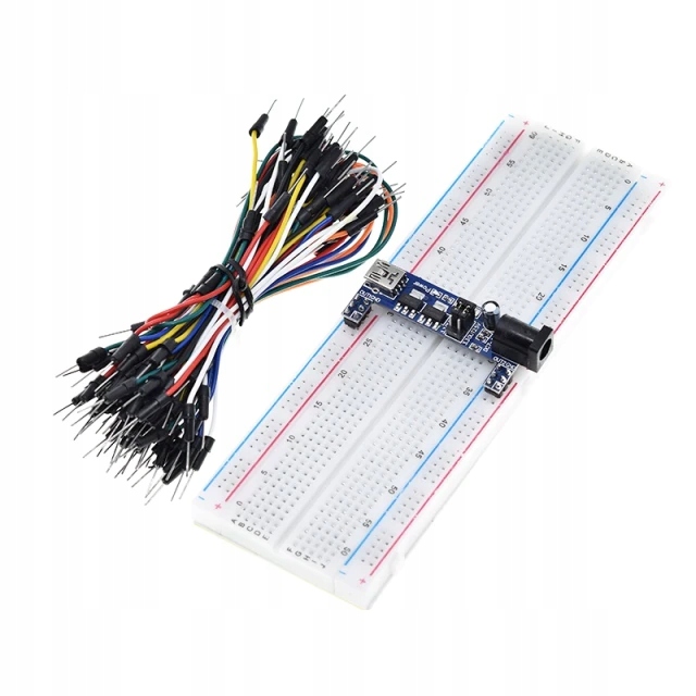 Płytka stykowa MB-102, Zasilanie, Przewody ARDUINO