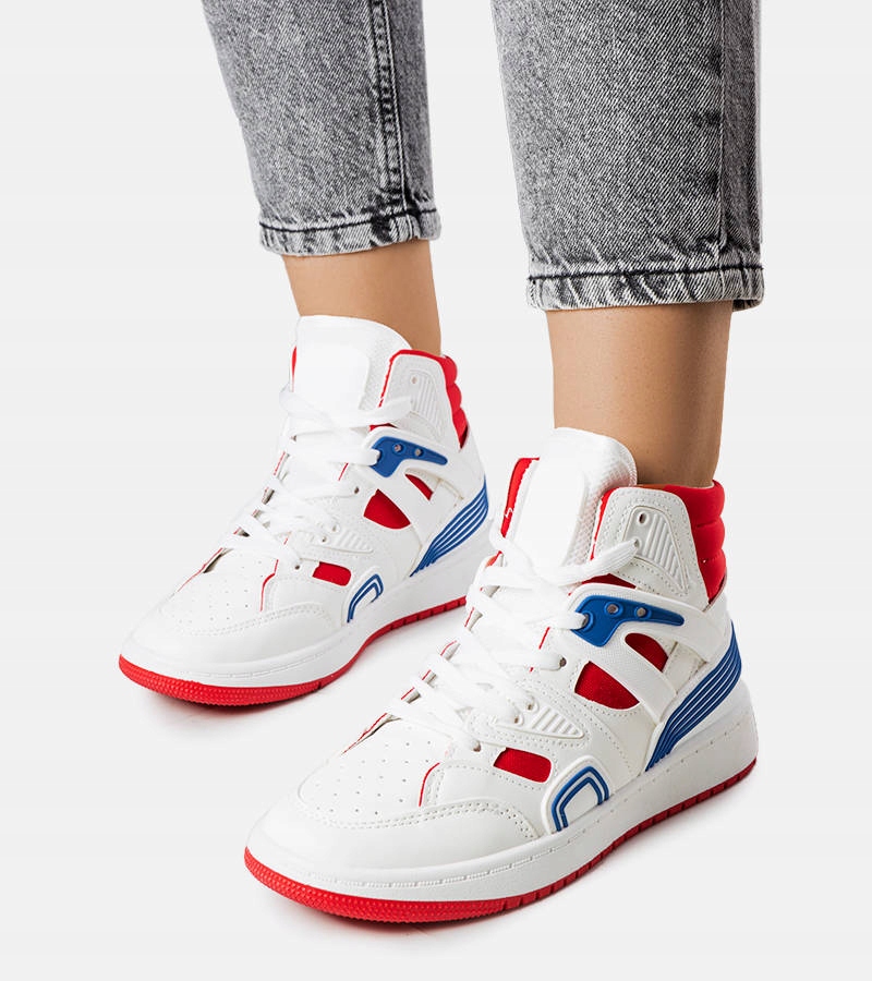 Białe sneakersy za kostkę Marjorie 20381 rozmiar 38