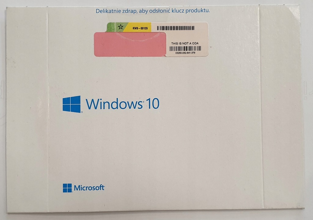 Oryginalna Płyta Instalacyjna Windows 10 64bit
