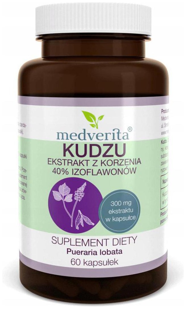 MEDVERITA Kudzu Ekstrakt Z Korzenia 300mg 60K