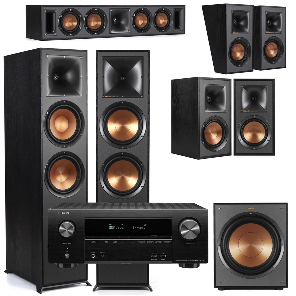 KLIPSCH R-820F R-51M R-34C R-120SW R-41S AVR-X2600