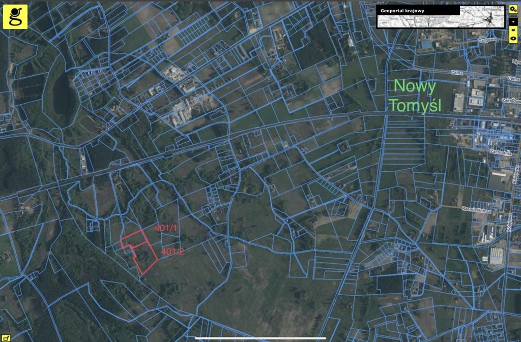Działka, Sękowo, Nowy Tomyśl (gm.), 35333 m² 8771965184 oficjalne