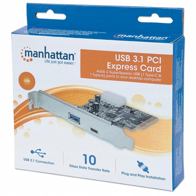 Купить КАРТА КОНТРОЛЛЕРА PCI-EXPRESS USB3.1 A+C: отзывы, фото, характеристики в интерне-магазине Aredi.ru