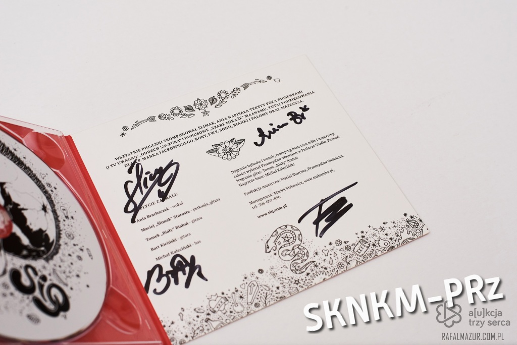 Siq- płyta "Siq" z autografami