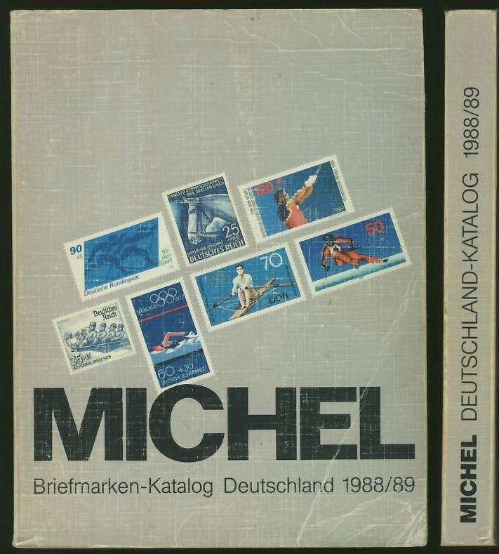MICHEL Briefmarken Katalog Deutschland 1988/89