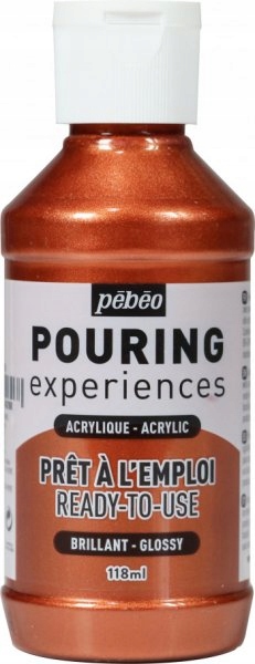 Farba Akrylowa Pebeo Pouring Metallic Copper 118ml