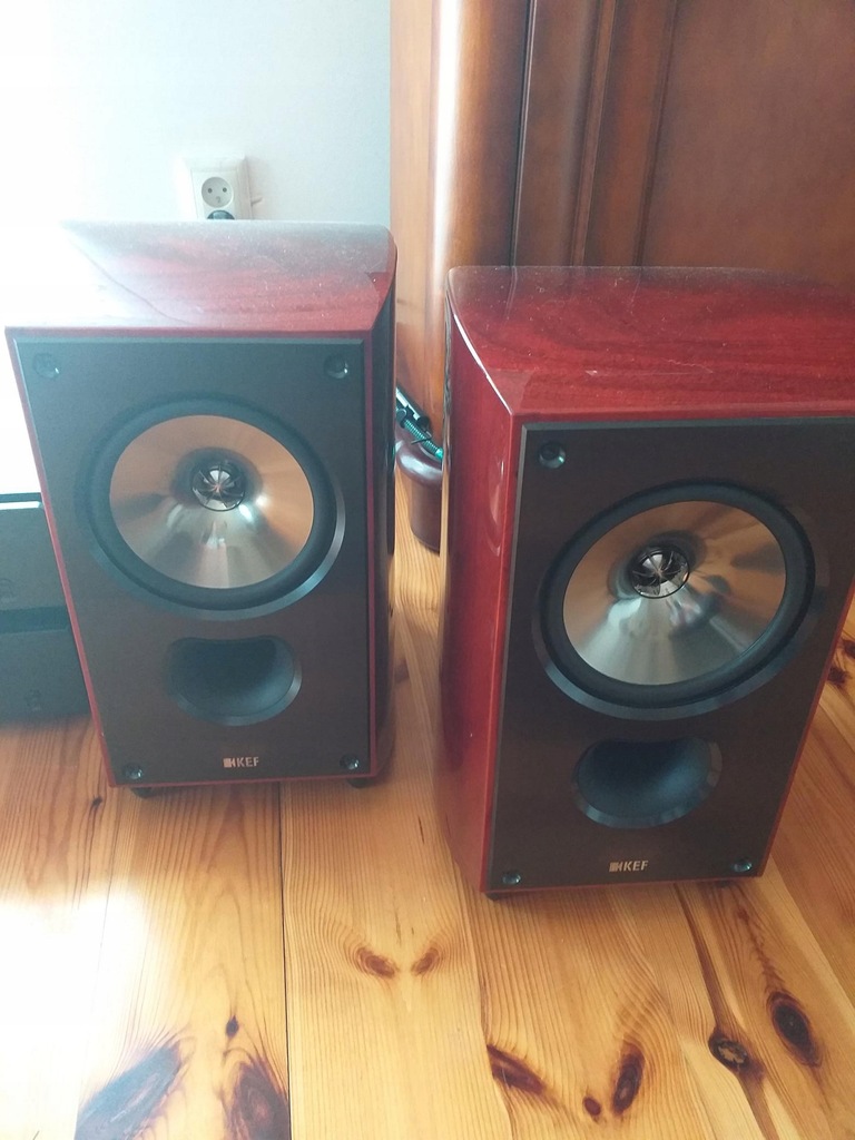 Kef XQ20 Kolumny podstawkowe kolorze Cherry