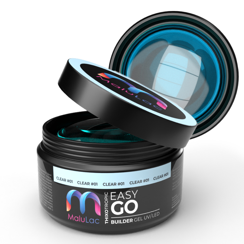 MaluLac żel budujący do paznokci EasyGo CLEAR 45g