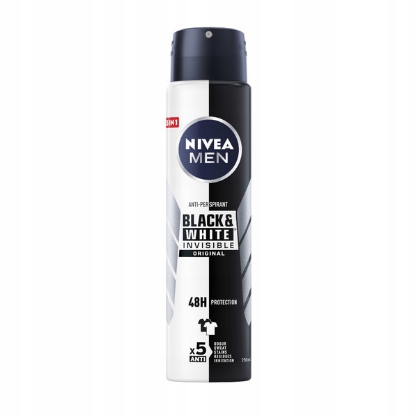 Nivea Men Black&White Invisible Original Antyperspirant spray