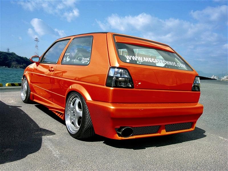 Vw Golf Ii Zderzak Tylny Dj Tuning 8349601296 Oficjalne Archiwum Allegro