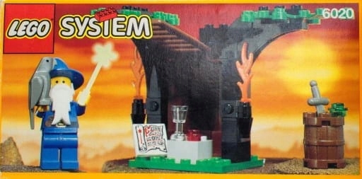 LEGO 6020 Magic Shop Castle Dragon Knights z instrukcją Majisto czarodziej