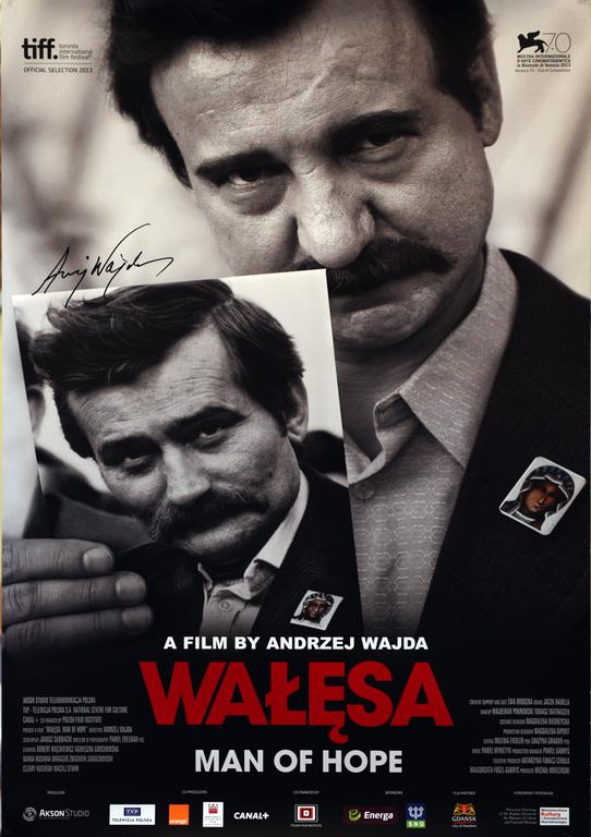Plakat „Wałęsa. Człowiek z nadziei” z autografem 2