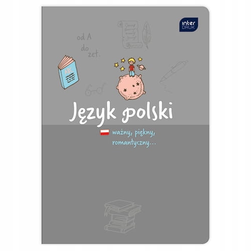 Interdruk Zeszyt A5 60 kartek w linię Język polski