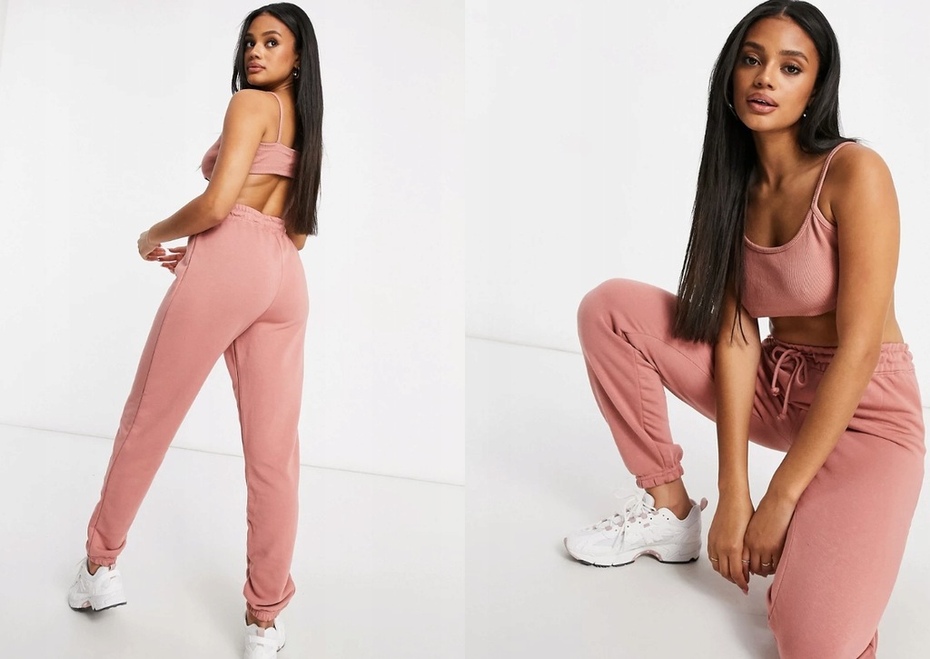 MISSGUIDED KOMPLET SPODNIE DRESOWE I TOP XXS