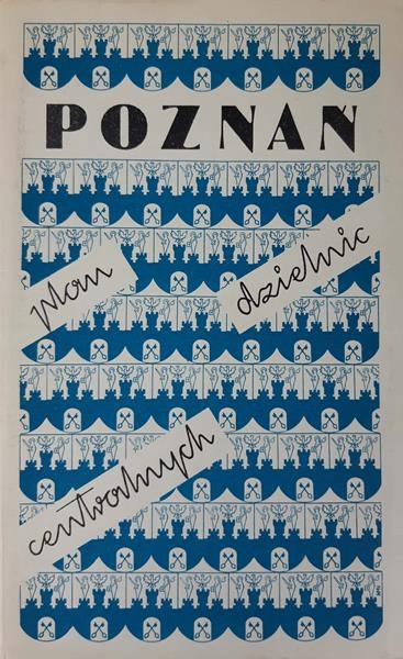 Poznań Plan dzielnic centralnych 1960