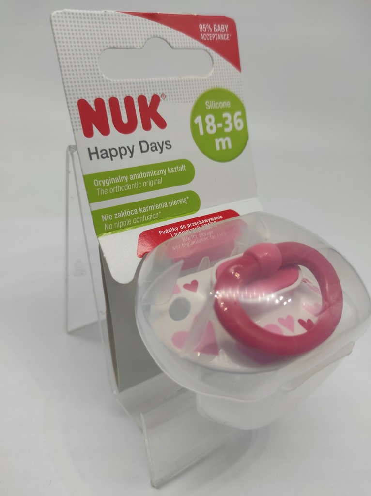 Nuk happy days smoczki r.18-36 mcy