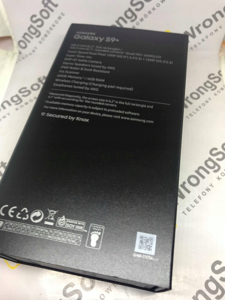 Samsung Galaxy S9 PLUS Midnight Black cena 2270zÅ - 7947641485 - oficjalne archiwum Allegro