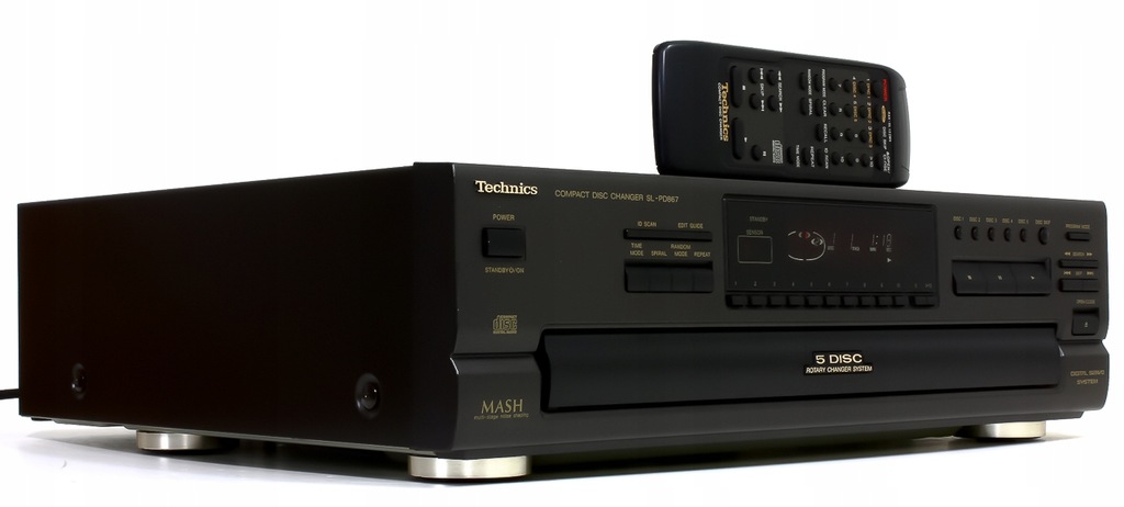 TECHNICS SL-PD867 ZMIENIARKA NA 5 PŁYT CD PILOT TECHNICS SL-PD867 ZMIENIARKA NA 5 PŁYT CD PILOT