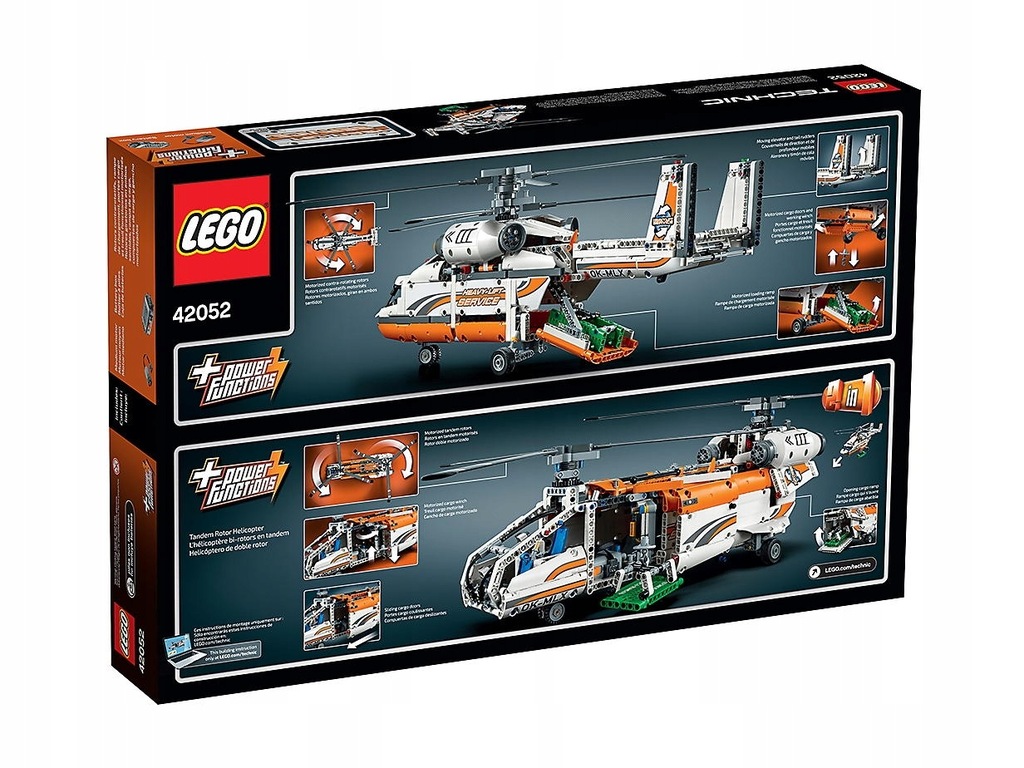 LEGO TECHNIC 42052 ??mig??owiec towarowy Helikopter - 7686812872 - oficjalne archiwum Allegro