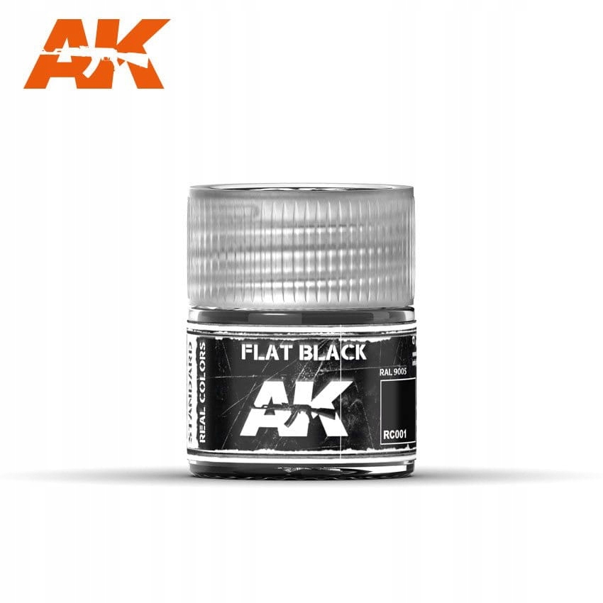 AK INTERACTIVE RC001 - Flat Black - 10 ml