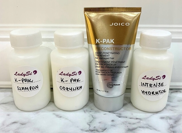 JOICO K-PAK Zestaw Domowa odbudowa 4x50ml