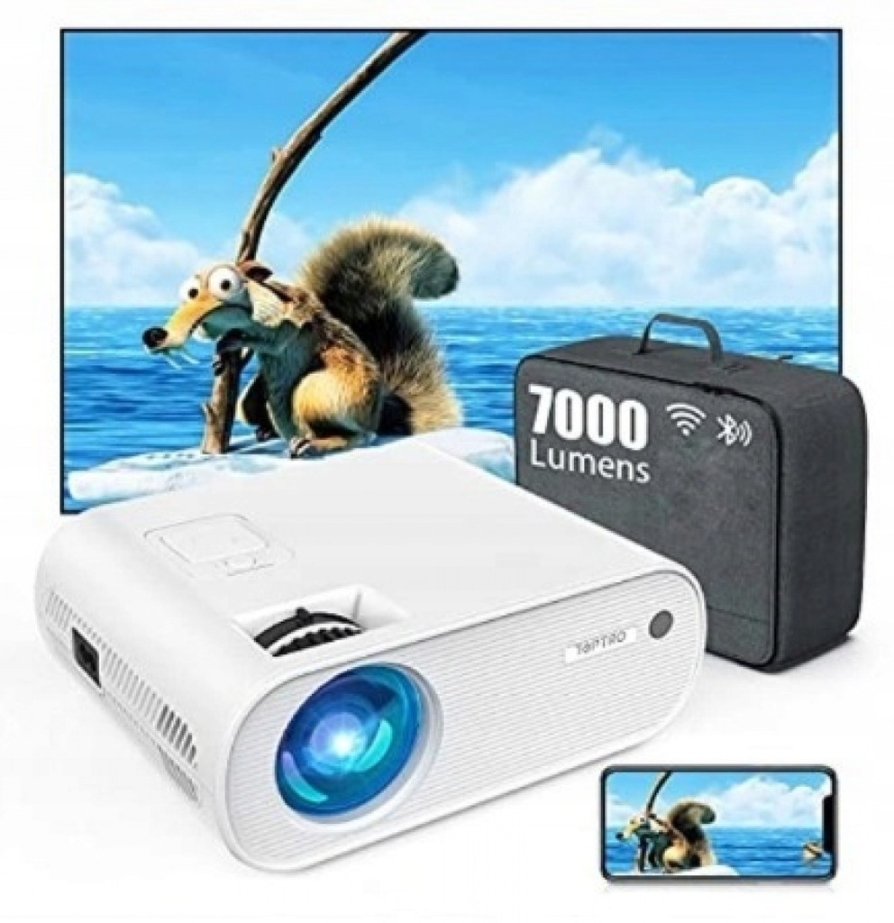 Купить TopTro X2 7000 люмен Wi-Fi Bluetooth-проектор: отзывы, фото, характеристики в интерне-магазине Aredi.ru