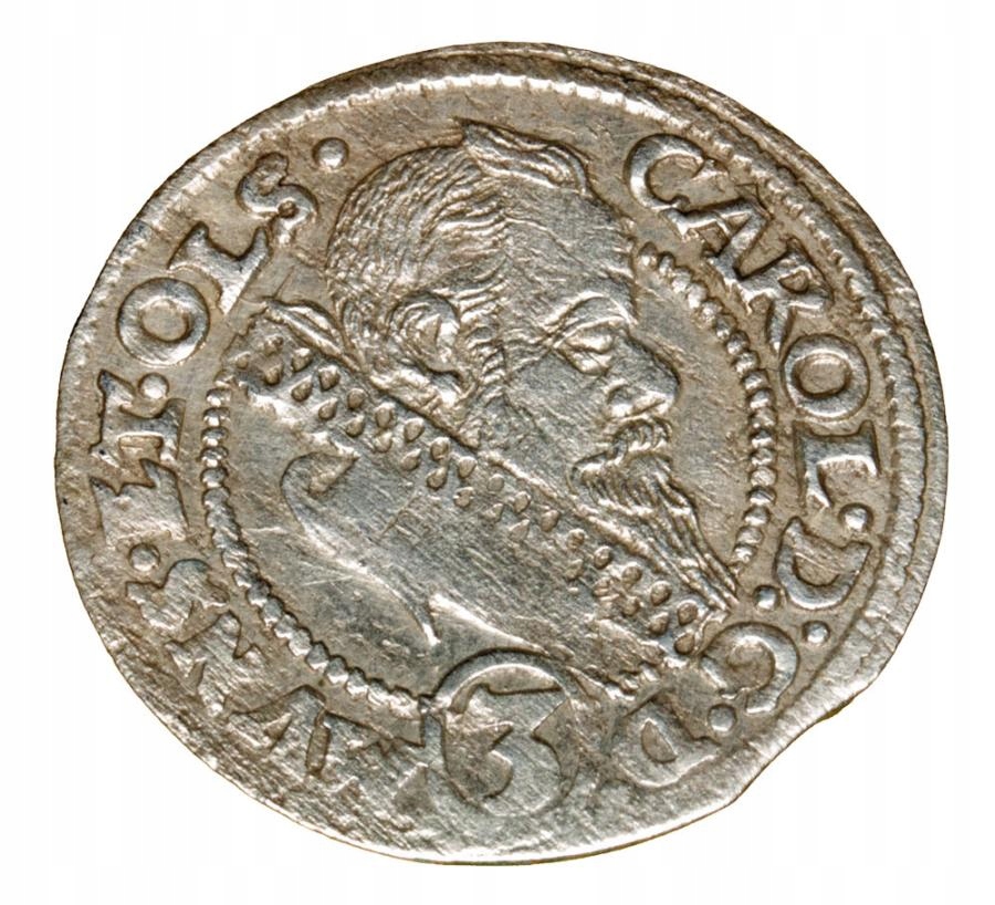 3 krajcary 1615 Karol II Habsburg Księstwo Oleśnica