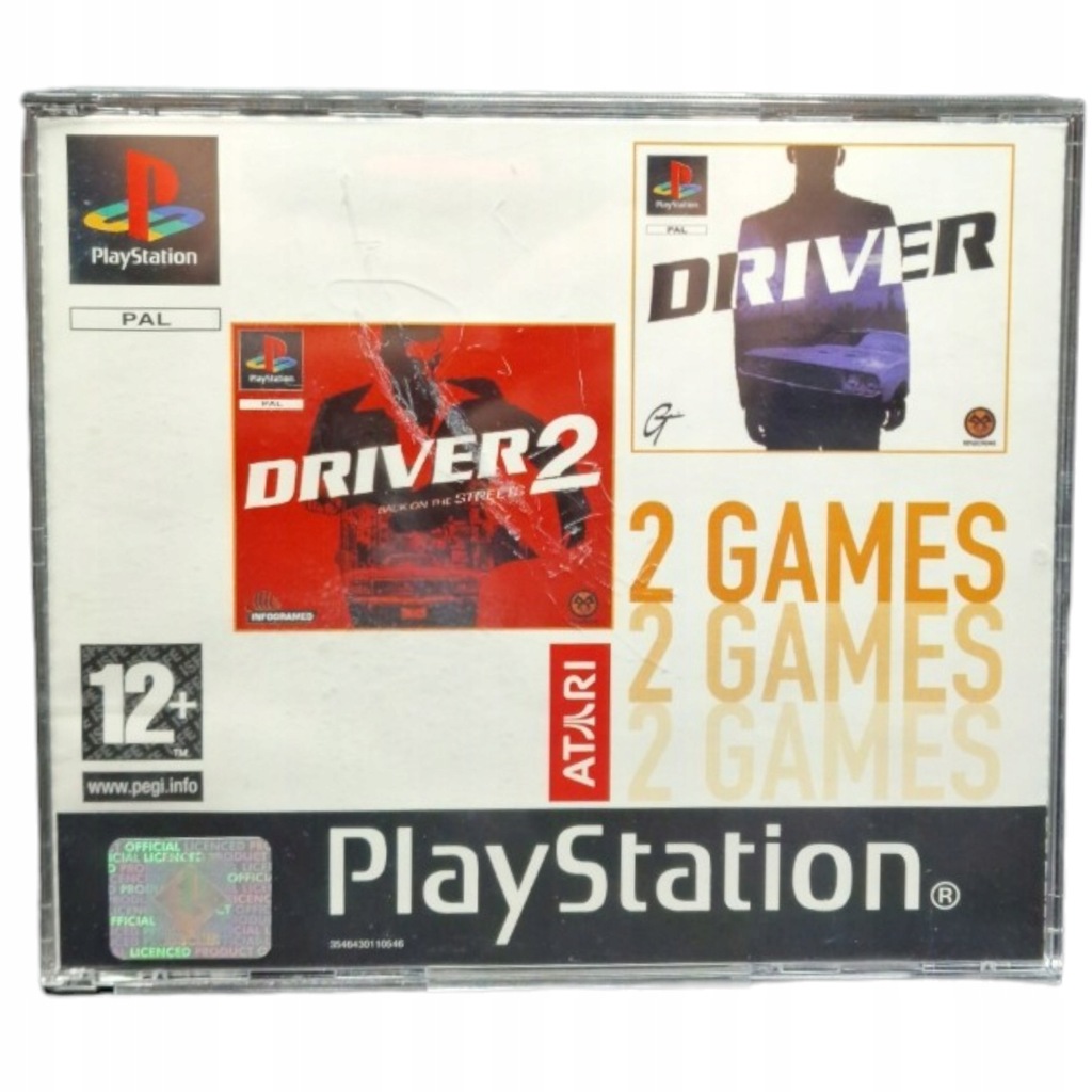 DRIVER 1 i Driver 2 Sony PlayStation (PSX,PS1)