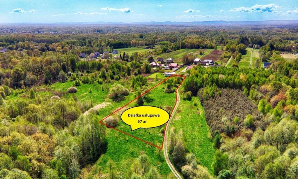 Działka, Rzezawa (gm.), Bocheński (pow.), 5700 m²