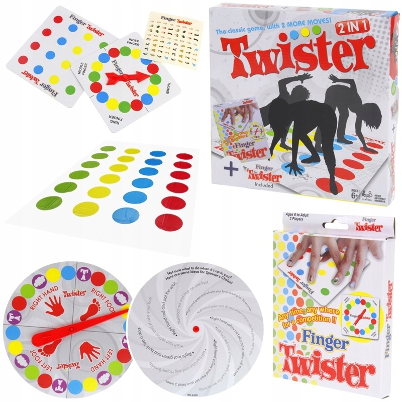 Купить Twister 2in1 Classic + Finger Arcade Game отзывы, фото и