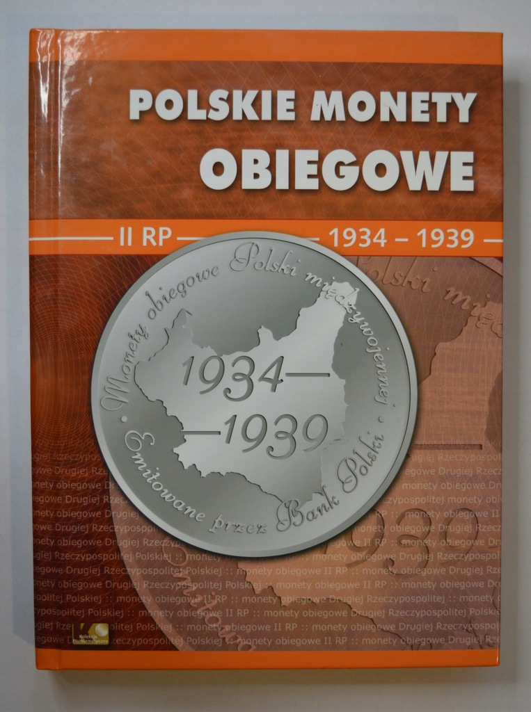 Pusty album na polskie monety obiegowe 1934-1939