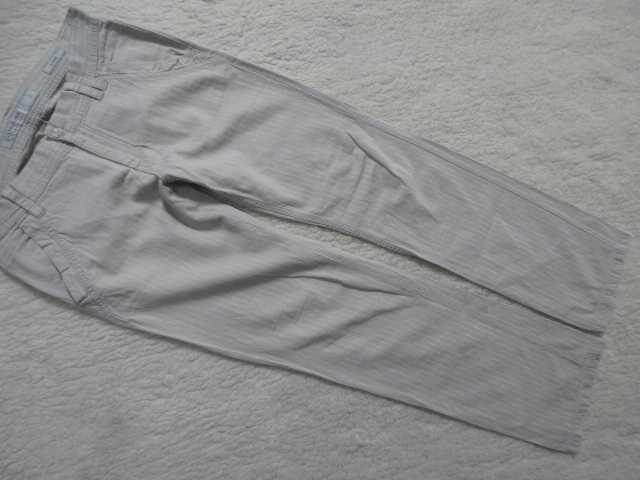 Spodnie długie lniano-bawełniane Zara H&M L