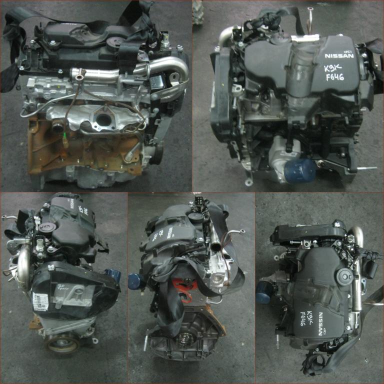 Silnik K9K F646 K9KF646 Nissan 1.5DCi JUKE QASHQAI