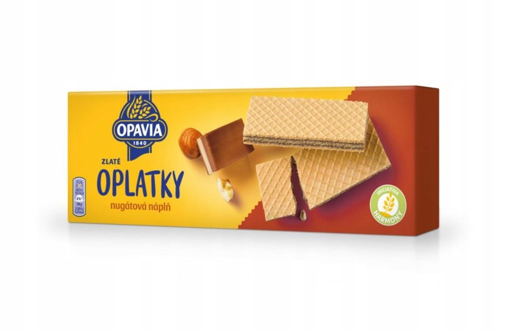 Wafelki Zlate Oplatky nugatowe 146g czeskie