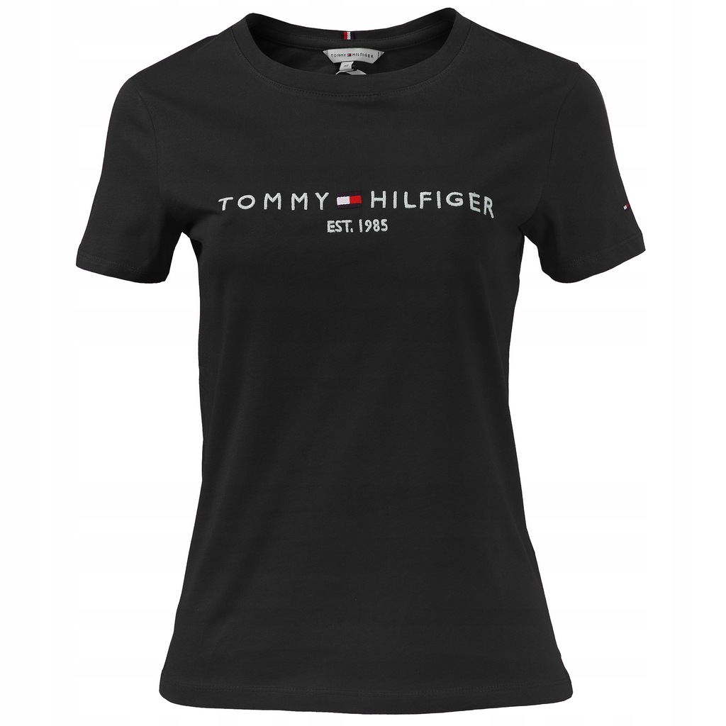 T-shirt Koszulka Tommy Hilfiger EST.85 Czarna R.M