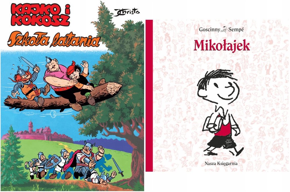 Krzyżówka Kajko I Kokosz Szkoła Latania Szkoła latania Kajko i Kokosz + Mikołajek - 12788647429 - oficjalne