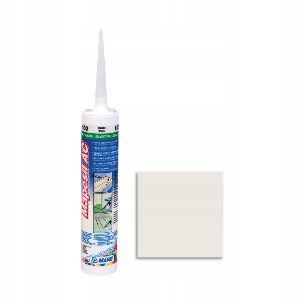 Silicon MAPESIL AC MAPEI biały 310ml